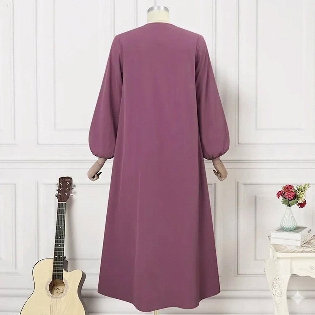 Women's One Piece Prayer Hijab Hoodie Abaya