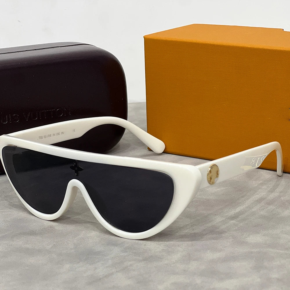 MCROONS Women's Designer Rectangle Polarized UV400 Sunglasses