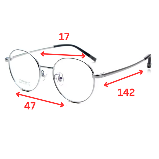 MCROONS Kids Rose Gold Round Glasses — Timeless Delicate Frames | Boys and Girls | Silver, Rose Gold, Pink and Cyan