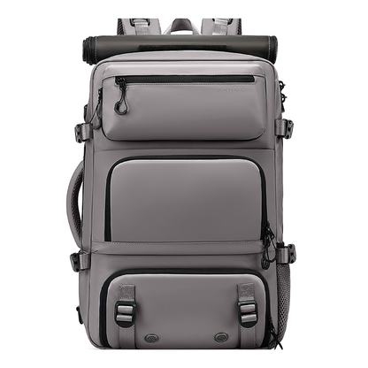 Unisex 30L Nylon Multifunction 3-Way Usage TSA Lock Detachable Shoes Compartment Travel Hiking Backpack