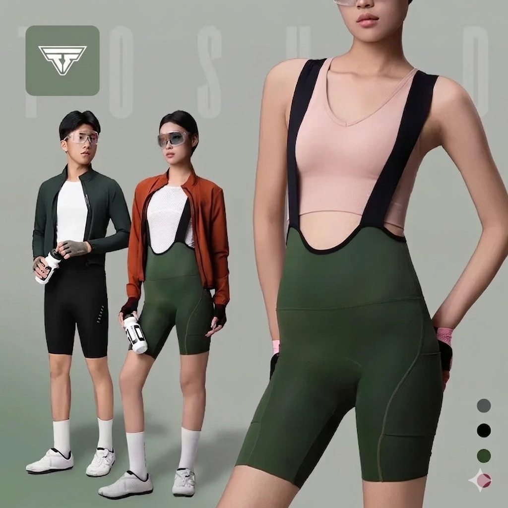 Quick-Dry Summer Lightweight Breathable Road Bike Cycling Bib Shorts for Men and Women