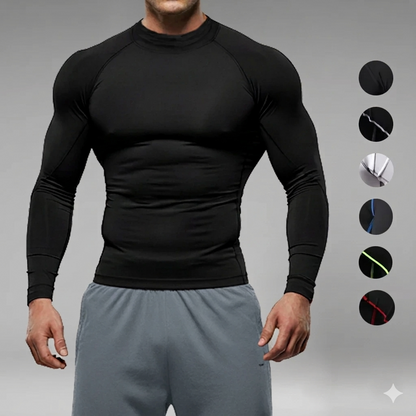 Men's Quick-Dry Long Sleeve Compression Shirt