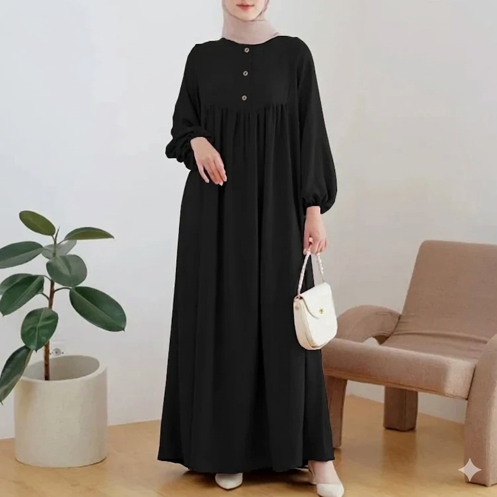 Women's One Piece Prayer Hijab Hoodie Abaya