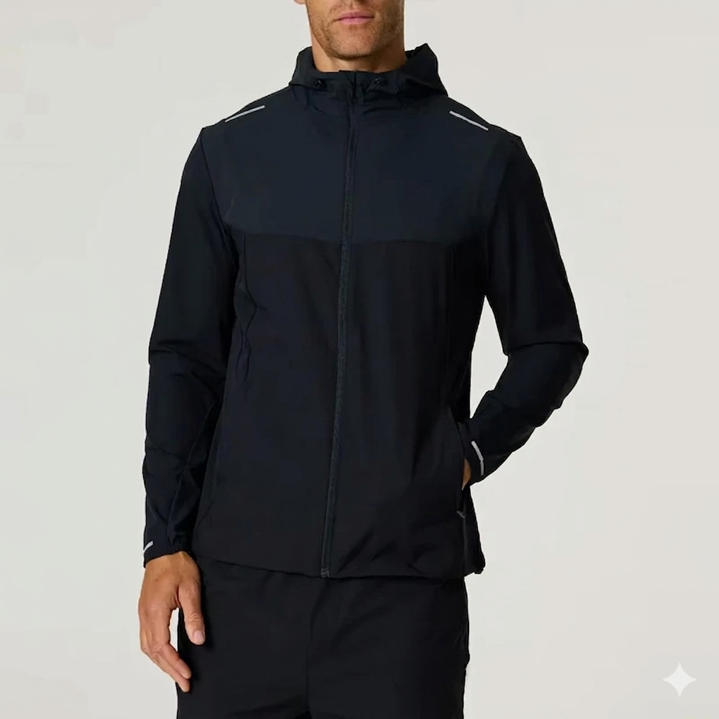 Men's Lightweight Reflective Windbreaker Tracksuit