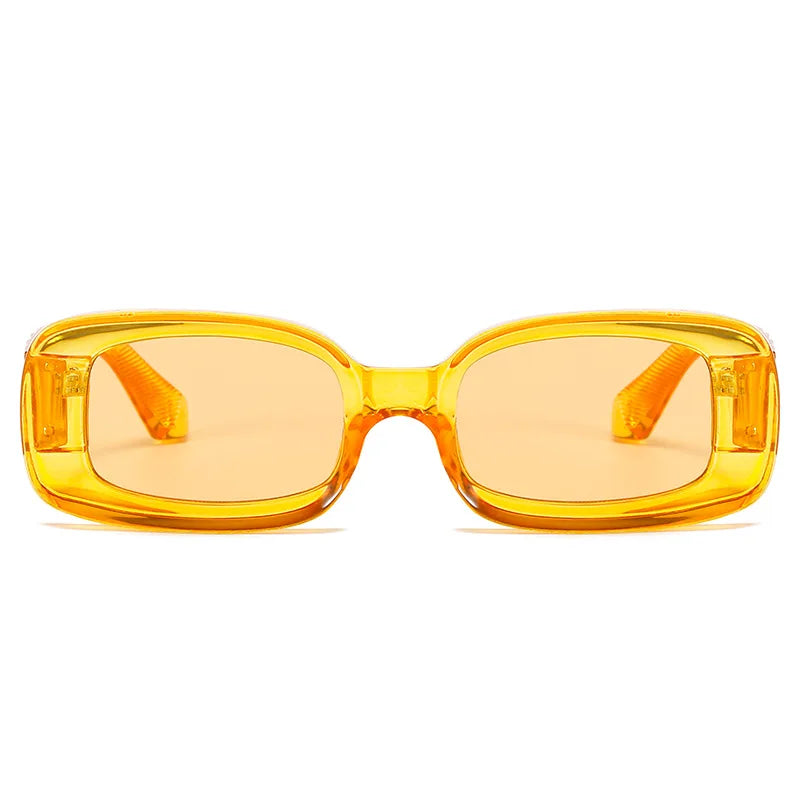 MCROONS Candy Rectangle Sunglasses — UV400, Women