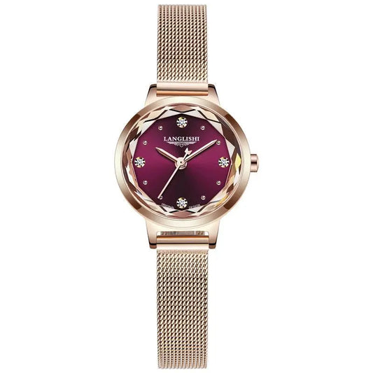 Poedagar 610 Women's Luxury Quartz Watch – Stainless Steel Band, Waterproof, Luminous, Date
