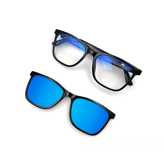 Polarized smart sunglasses blue