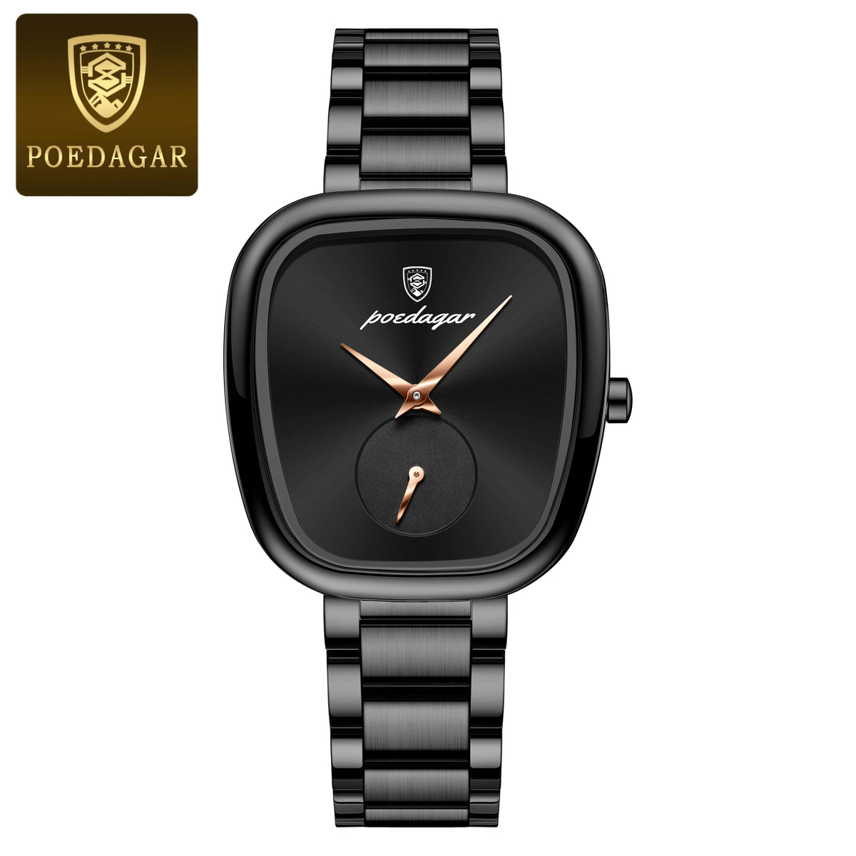 Poedagar 783 Women's Luxury Quartz Watch – Stainless Steel Band, Waterproof