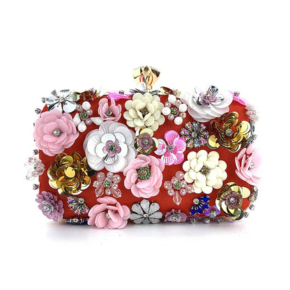 MCROONS sequin clutch bag side view