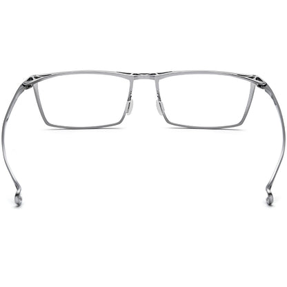 Square Titanium Optical Glasses Frame Ultralight - MCROONS - back view
