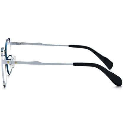 Vintage Square Titanium Optical Glasses Frame - MCROONS - side view