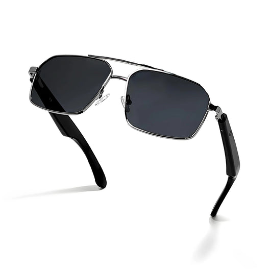 Smart audio pilot sunglasses black