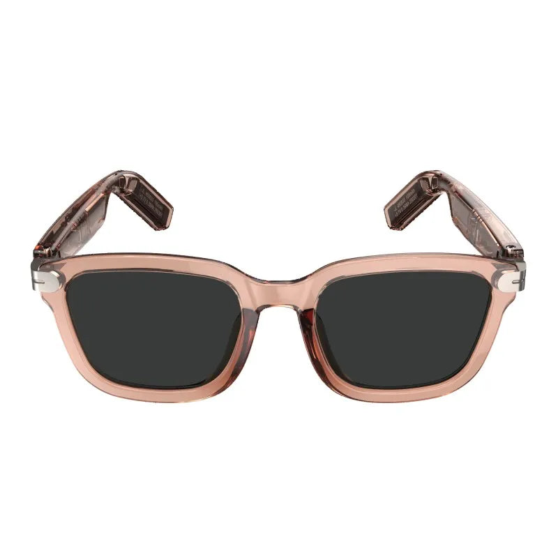 Cat-eye audio sunglasses side view