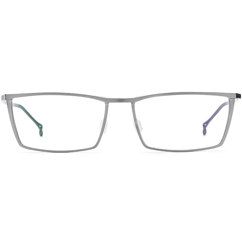 Square Titanium Optical Glasses Frame Ultralight - MCROONS - front view