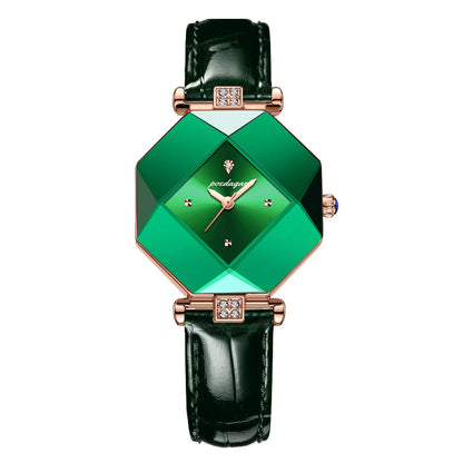 Poedagar 005 Women's Luxury Quartz Watch – Stainless Steel Band, Waterproof