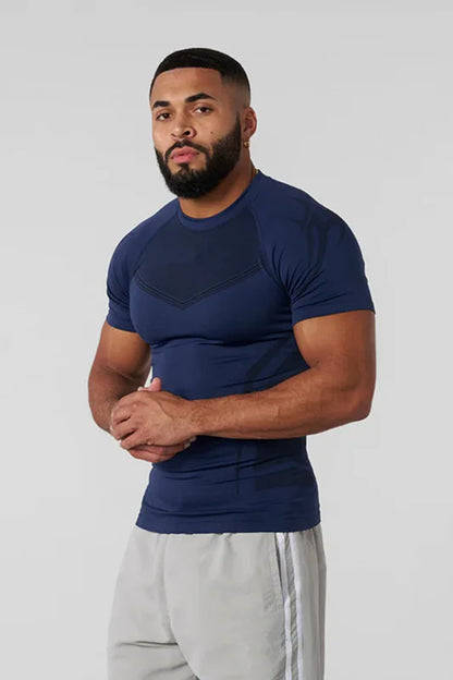 MCROONS men's compression workout top product view