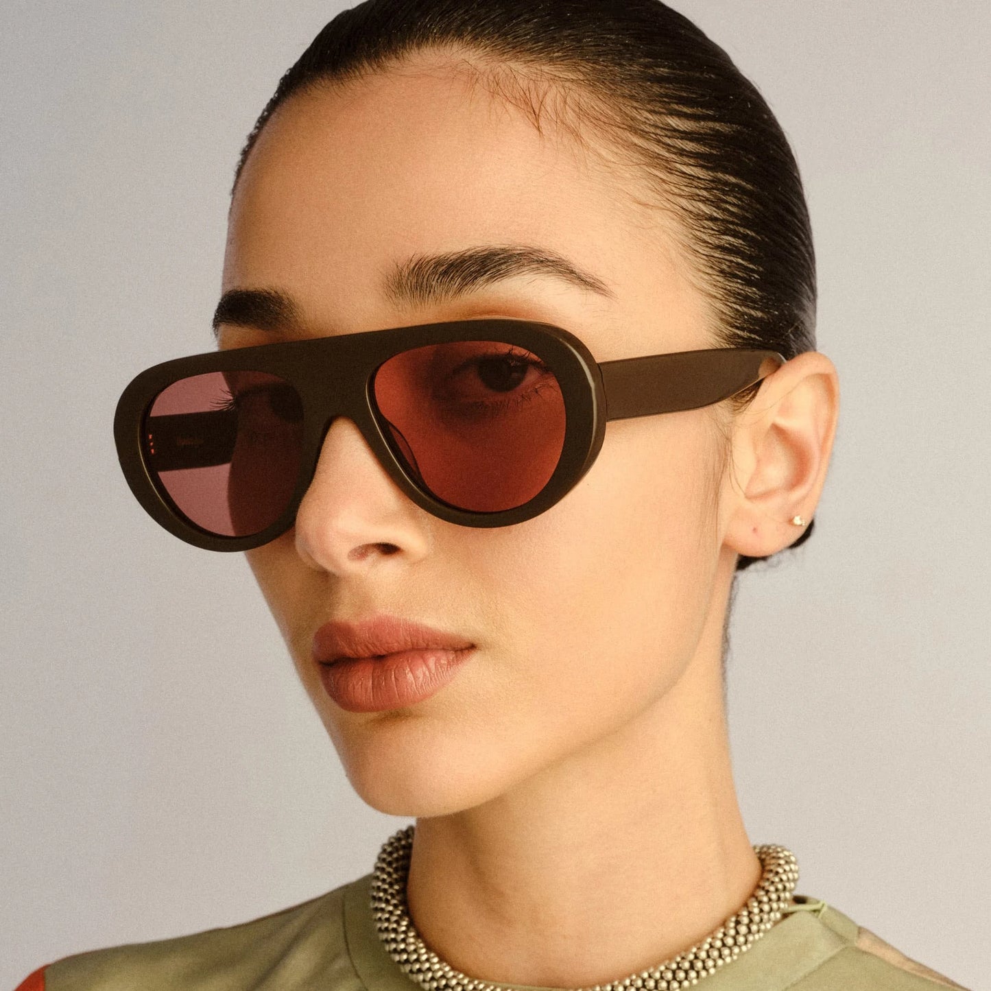 MCROONS Retro Oval Polarized Sunglasses, UV400 TAC Lens, Unisex