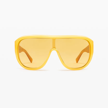 MCROONS oversized sunglasses yellow lens option