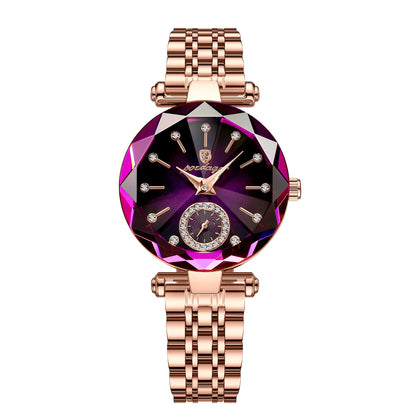 Poedagar 719 Women's Luxury Quartz Watch – Stainless Steel Band, Waterproof