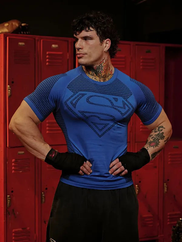 MCROONS muscle-fit gym T-shirt detail