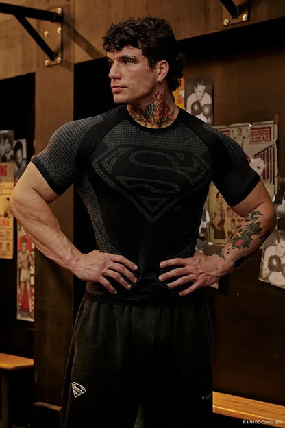 MCROONS men's compression training top front view