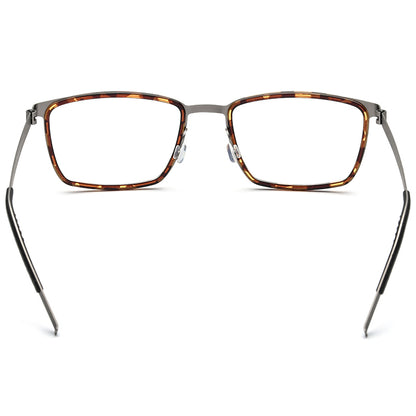Acetate Square Optical Glasses Frame Vintage - MCROONS - back