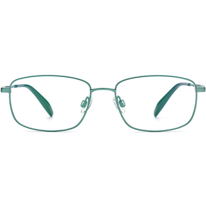 Titanium Square Optical Glasses Frame Classic - MCROONS - front view