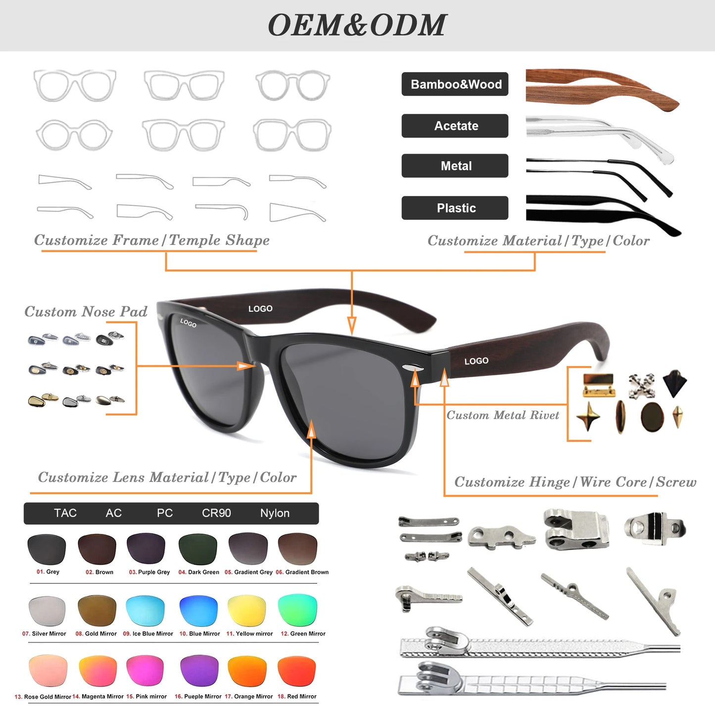 MCROONS Candy Rectangle Sunglasses — UV400, Women