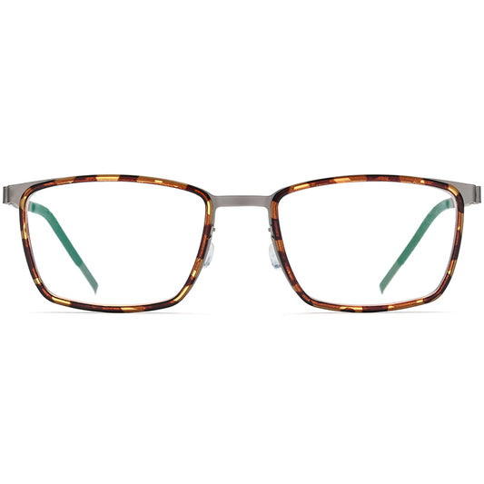 Acetate Square Optical Glasses Frame Vintage - MCROONS - front