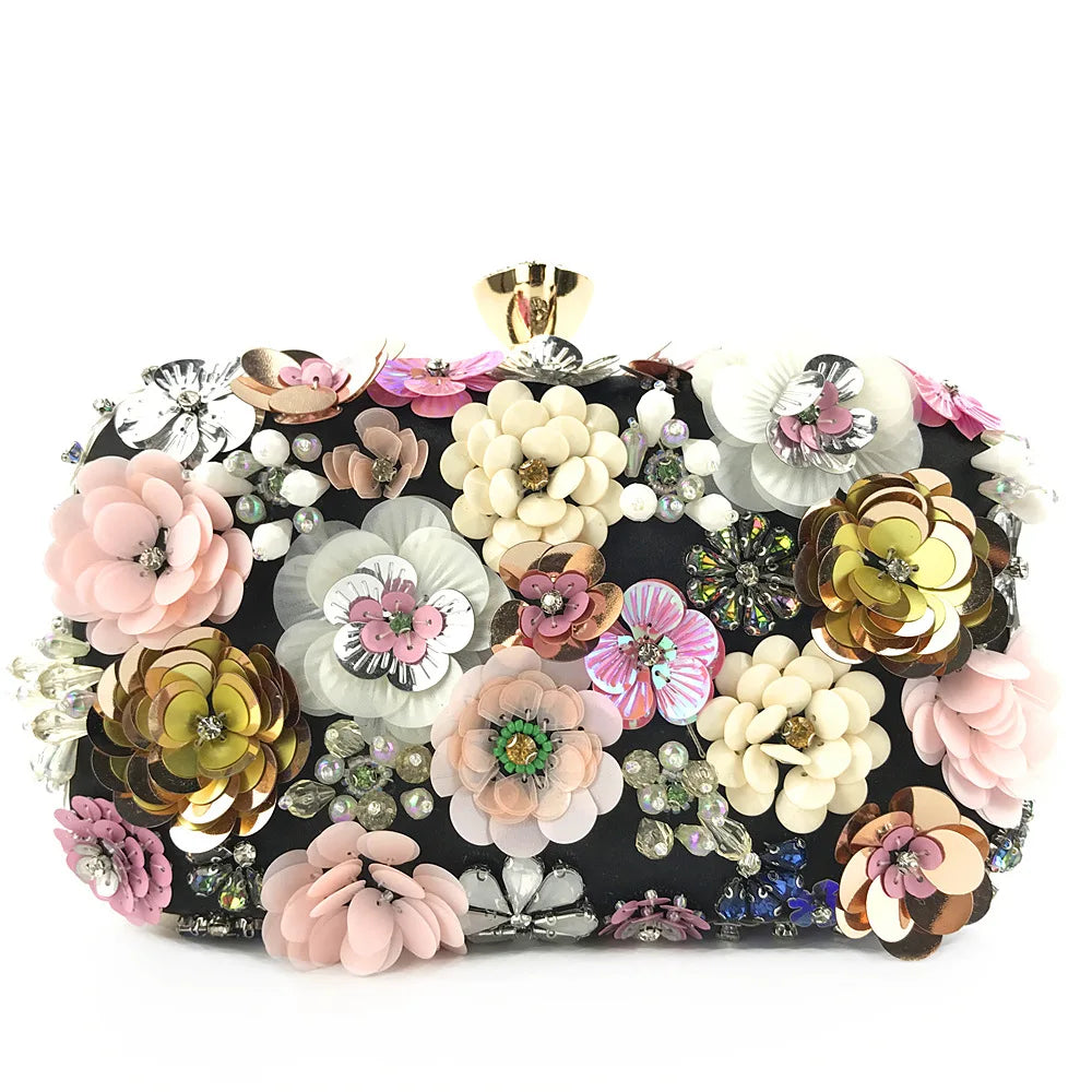 MCROONS handmade party clutch bag detail