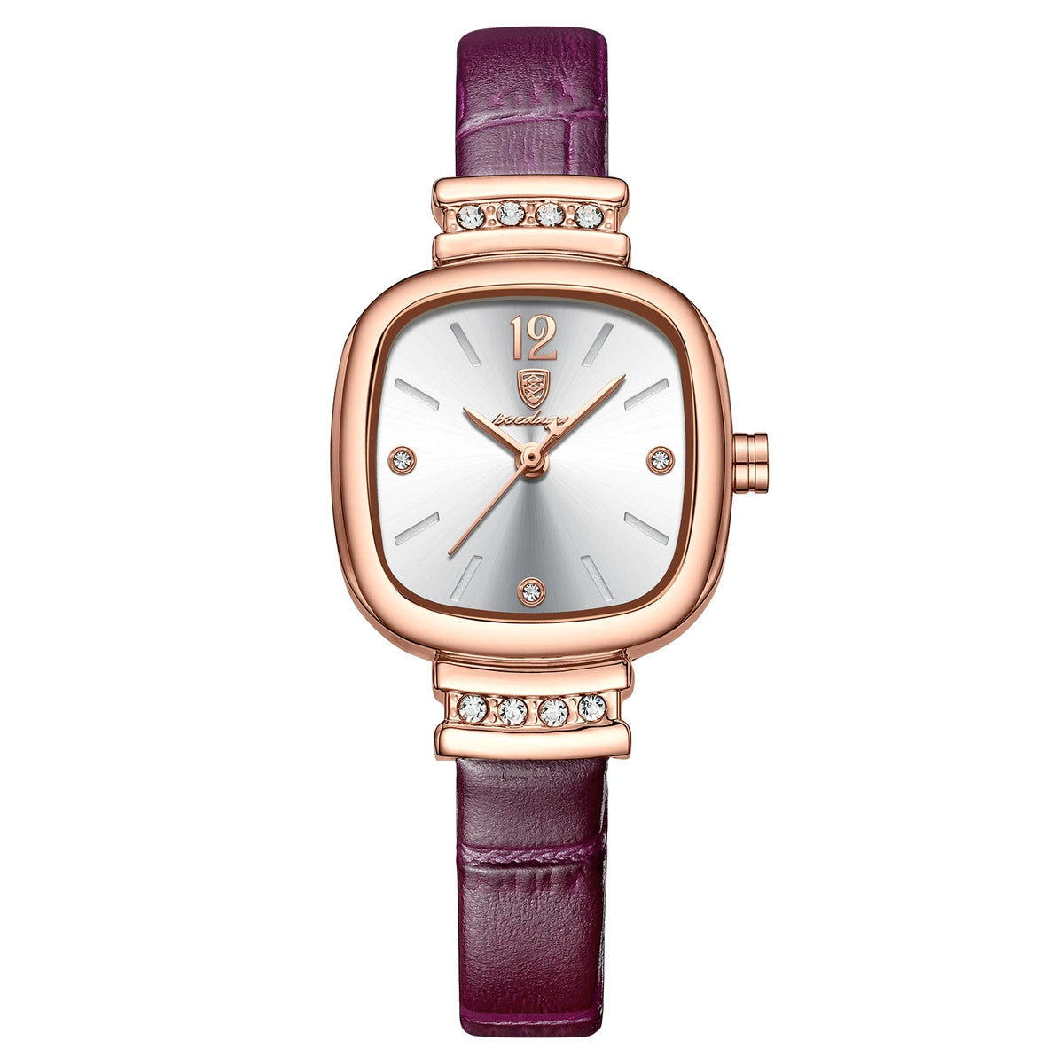 Poedagar 710 Women's Luxury Quartz Watch – Leather Strap, Waterproof
