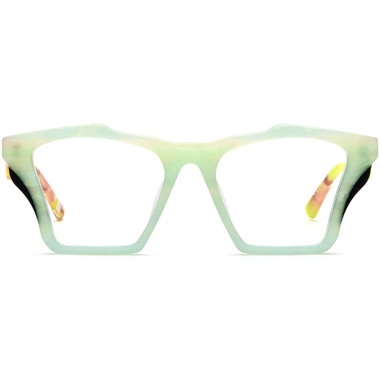 Retro Cat Eye Acetate Optical Glasses Frame - MCROONS - detail view