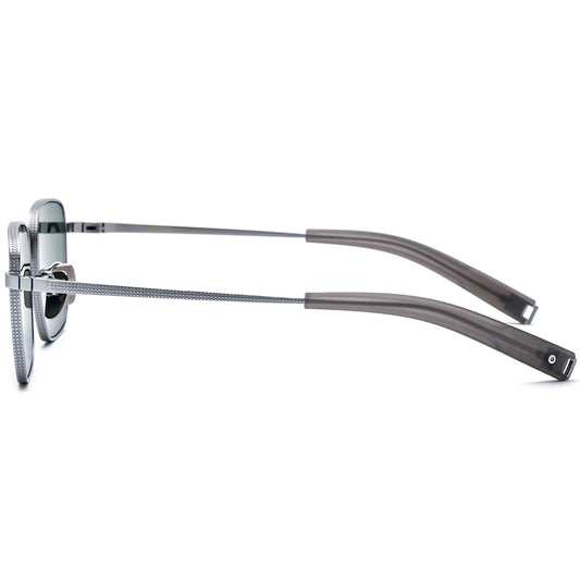 Pure Titanium Square Sunglasses - MCROONS - Side View