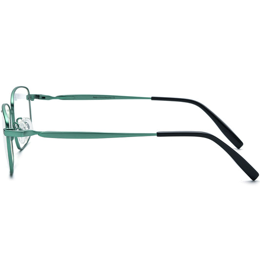 Pure Titanium Square Optical Glasses Frame - MCROONS - side view