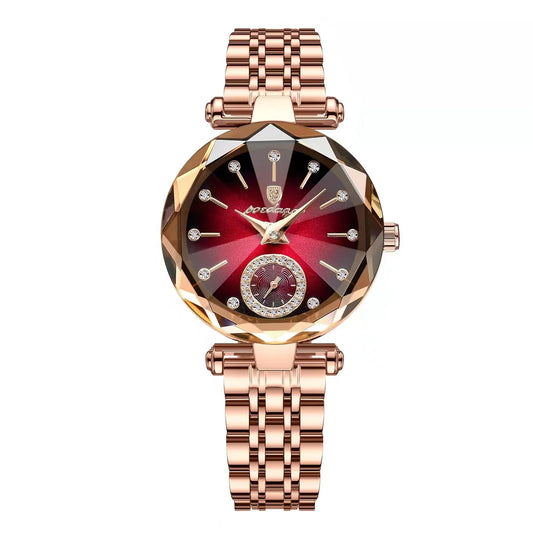 Poedagar 719 Women's Luxury Quartz Watch – Stainless Steel Band, Waterproof
