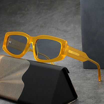 Unisex round geometric acetate eyeglasses by MCROONS with anti-radiation lenses, stylish and lightweight for everyday wear.