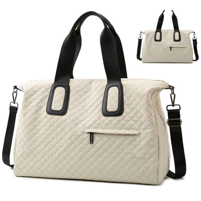 Large Capacity Waterproof Canvas Travel Bag