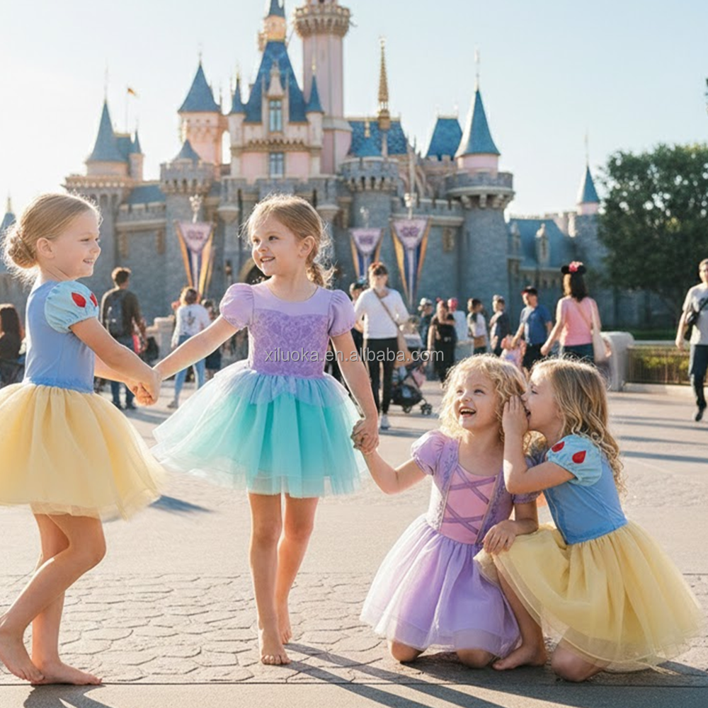 Girls Multi-Layer Tulle Princess Dress