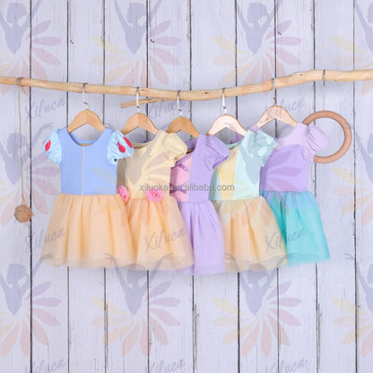 Girls Multi-Layer Tulle Princess Dress