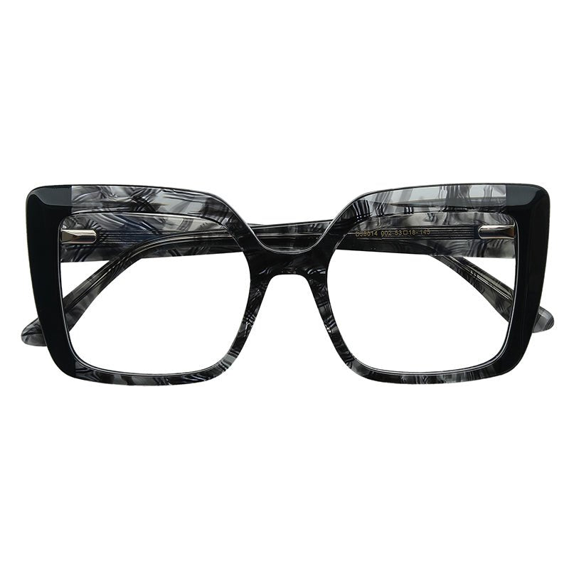 MCROONS Square Cat-Eye Glasses front view