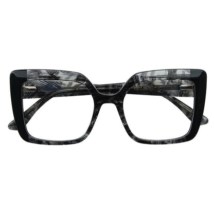 MCROONS Square Cat-Eye Glasses front view