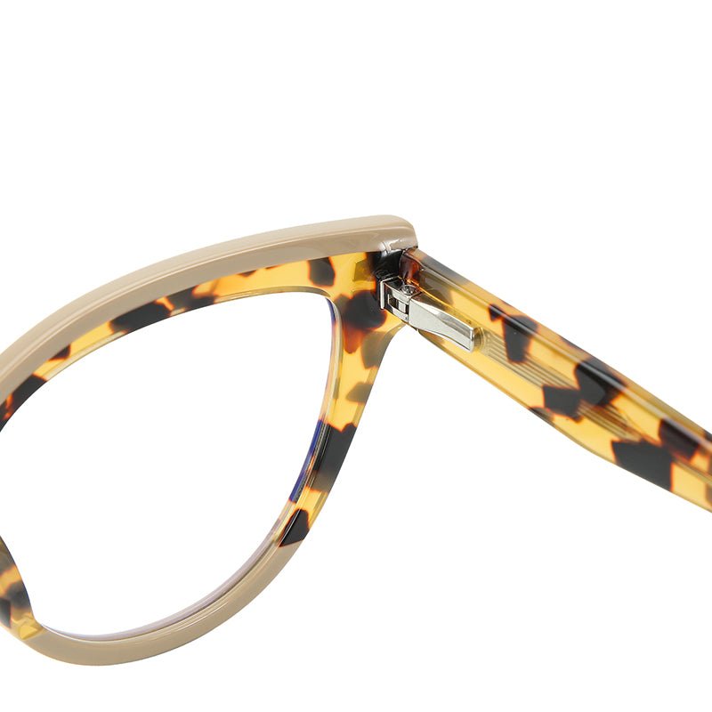 MCROONS Luxury Cat-Eye Glasses temple detail