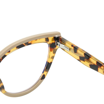MCROONS Luxury Cat-Eye Glasses temple detail