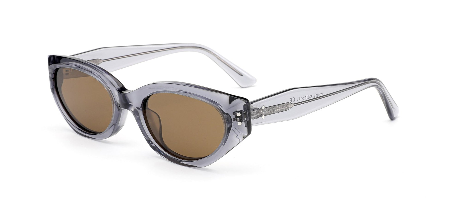 MCROONS Classic Cat-Eye Polarised Sunglasses lens detail