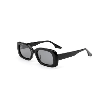 MCROONS Bold Rectangle Retro Sunglasses side view