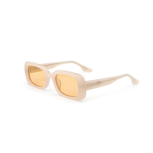 MCROONS Bold Rectangle Retro Sunglasses women's frames