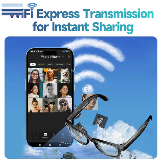 Smart translation glasses side profile