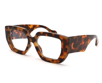 MCROONS tortoiseshell oval optical glasses