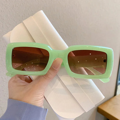 MCROONS Candy Colour sunglasses - green variant, held