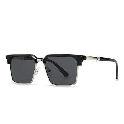 MCROONS Celebrity Square sunglasses - black, side angle